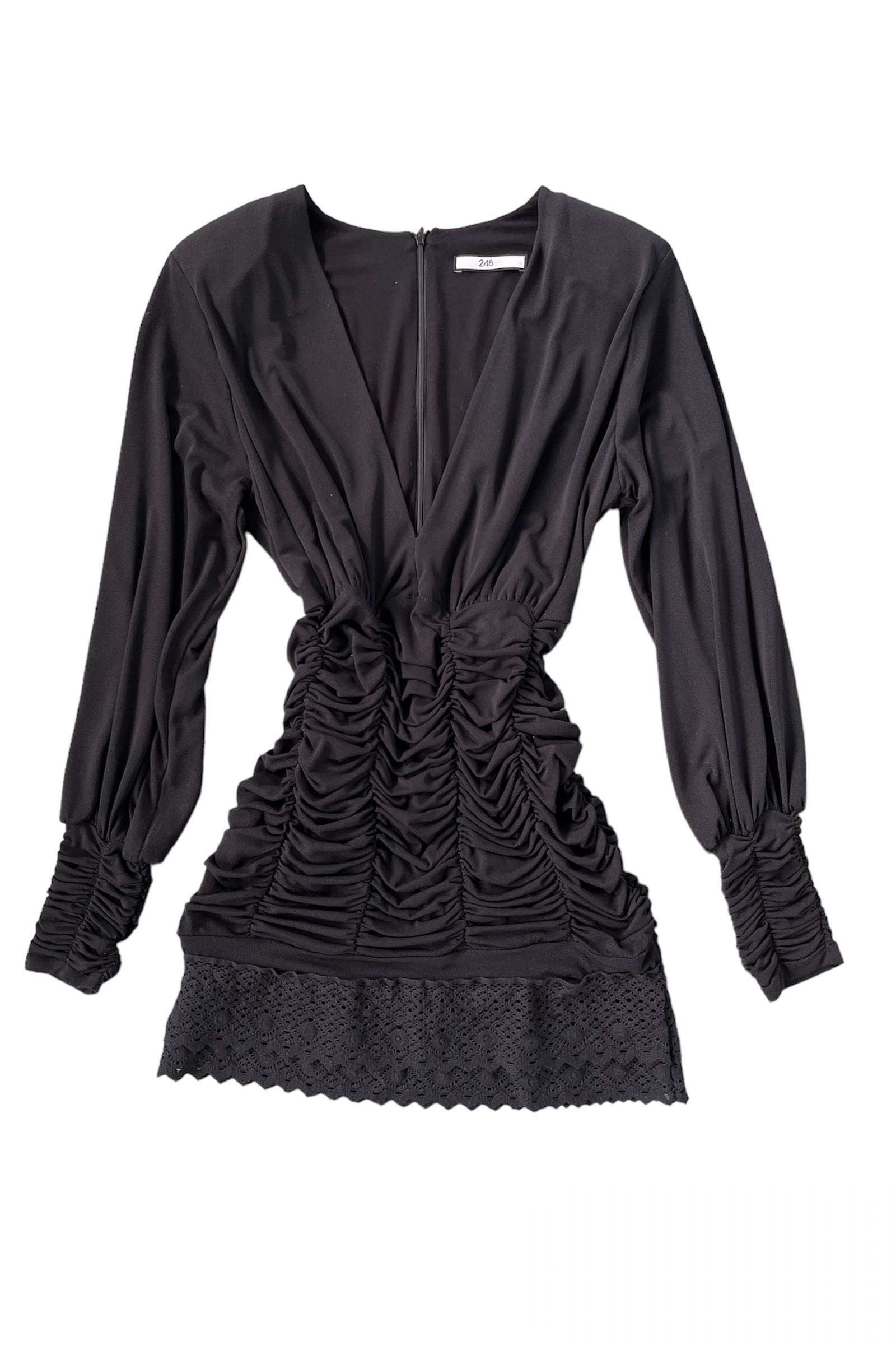 Areca Black Mini Elbise