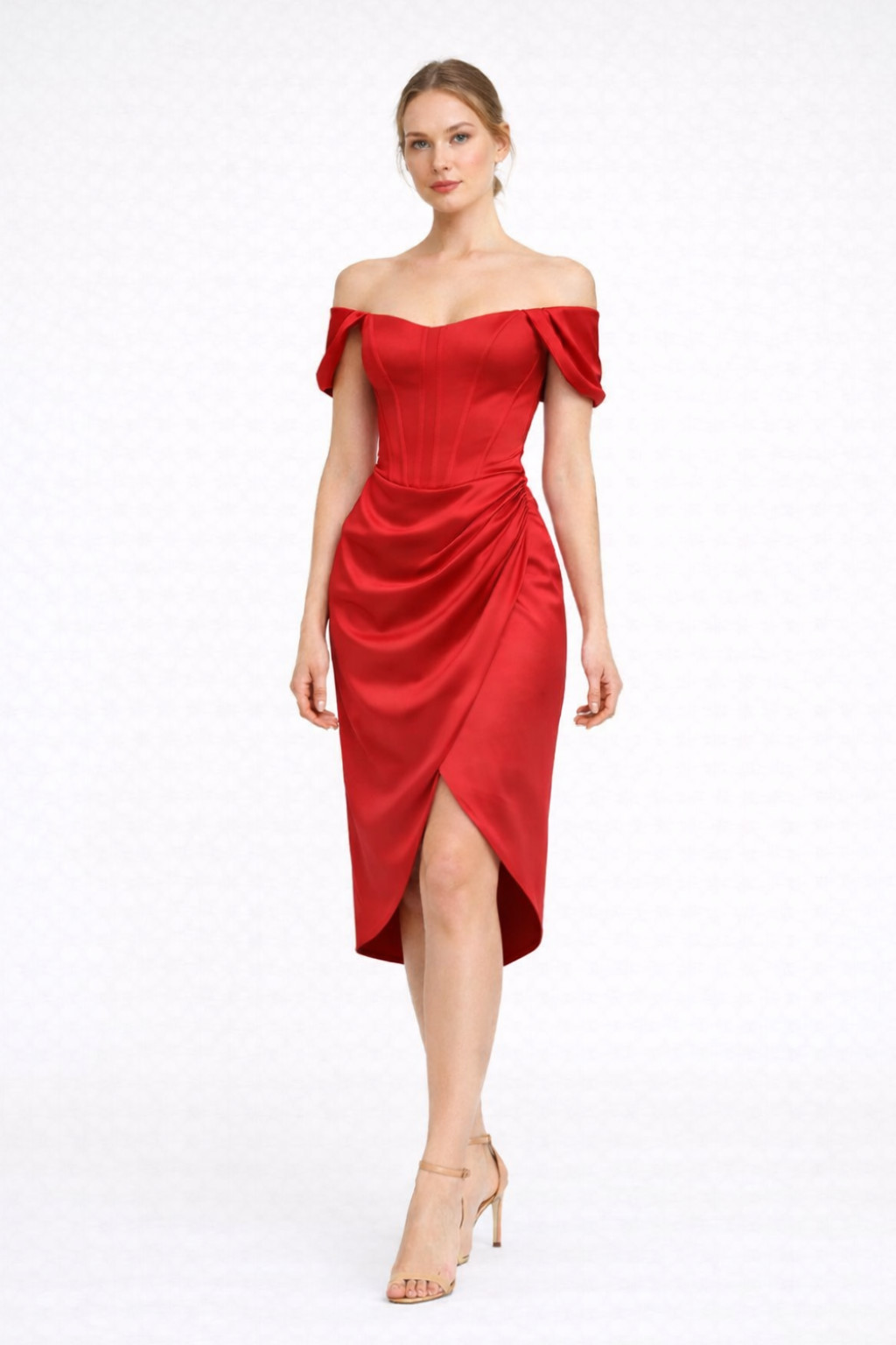 Scarlett Saten Elbise