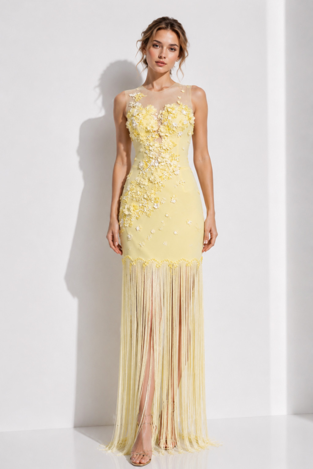Sun Flower Gece Elbisesi